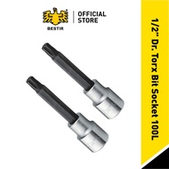 BESTIR | 1/2” Dr. Torx Bit Socket 100L | Soket Kunci Allen  (75125-75155)