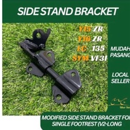 SIDE STAND BRACKET FOR SINGLE FOOT REST RCB RAPIDO USE LC135 Y15ZR Y16ZR FOOTREST FRONT STEB BAR MOD