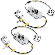 AUTOKAY 6L3Z-18264A01-B 6L3Z-18264A00-B Rear Door Lock Latch & Cable Assembly Left Driver & Right Pa