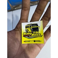 Baby boss asrof box bus sticker