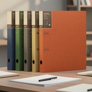 Double-Hole A4 Folder with Pockets, Holds 200 Sheets, Ideal for Organizing Documents, Files, and Tes