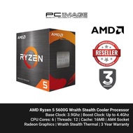 AMD RYZEN 5 5600  Ryzen 5 5600G  RYZEN 5 5600GT Wraith Stealth Cooler Processor