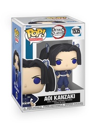 Pop Anime: Demon Slayer - Aoi Kanzaki Vinyl Figure Bundle with Compatible Funko Box Protector