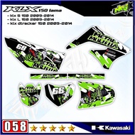 Decal Sticker Striping Variasi Fullbody KLX 150 Lama 2009-2014 - Decal KLX L Lama - Decal KLX S Lama