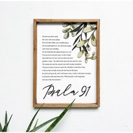 Psalm 91 {Full Chapter}‬: 3-D wooden lettering for home decorations and
