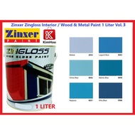 Zinxer Zingloss Industrial Interior / Wood &amp; Metal High Gloss Paint 1 Liter Vol.3 Ready Stock