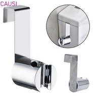CAUSI Handheld Shower Wand Hook Bracket No Punching Shower Bracket Bidet Hanger Bidet Sprayer Holder
