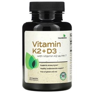 FutureBiotics Vitamin K2 + D3 with Vitamin K2 as MK-7 60/120 Capsules