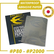 Swallow Brand Waterproof Abrasive Sand Paper Wet Dry Sand Paper, Kertas Pasir Grits #P80 -- P2000