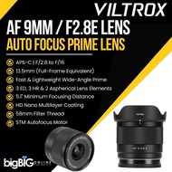 Viltrox Series AF 25mm F/1.7 AF 15mm F/1.7 AF 9mm F/2.8 E Lens Auto Focus Prime Lens (Sony E Black)