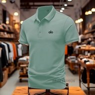T-Shirt Black Alo Distro CollarPOLO Adult Collar Shirt Wangki Men's Polo Shirt Uniform T-Shirt/