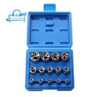 14PCS Female E Star Torx Socket Set E4-E24 E-Torx External Hex Socket Insert