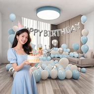 Happy Birthday Party Decoration Balloon Scene Setup Background Wall 18th Birthday High-End Atmospher