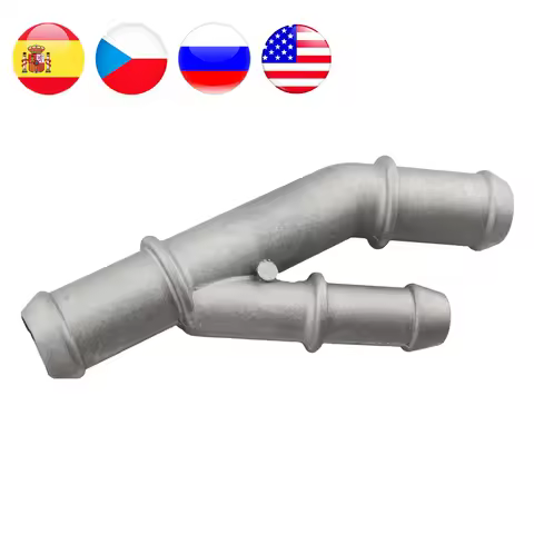 Aluminium Alloy Cooling Coolant T-Fitting Hose Pipe Connector For MK4 Golf Jetta Bettle A3 S3 TT 1.8