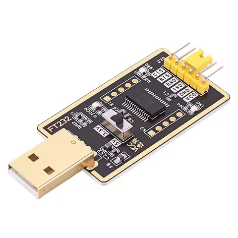 USB to TTL Adapter FT232RL, USB to Serial Converter Featuring FTDI UART Supports Windows 10 8 7 XP V