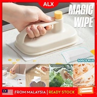 ALX 50pcs Disposable Tissue Flat Mop Tisu Magic Wipe Brush Cleaning Brush Pengelap Mop Tisu Pakai Bu