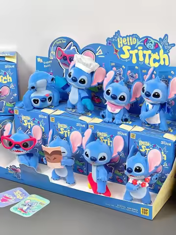 Authentic Toptoy Disney Hello Stitch Series Blind Box Plush Handmade Ornament Gift Trendy Play