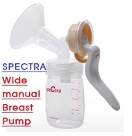 ◀ SPECTRA ▶ WIDE MANUAL BREAST PUMP / BPA+ FREE/ MADE IN KOREA/ SAFE FOR BABY