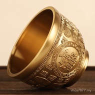 Big Pure Brass Housewarming Treasures Baifu Decoration Opening Cornucopia Living Room Gift Cylinder 