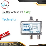 TERBAIK Splitter Antena CATV 2W Splitter Signal 2 Way Technetix TV