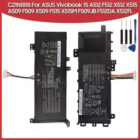 New Replacement Battery C21N1818 For ASUS Vivobook 15 X509 X515 F512UB X512DA X512 A512JA A512 F512 