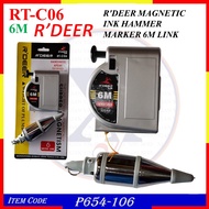 P654-106 (RT-C06) R'DEER MAGNETIC INK MARKER 6M / INK POT WITH PLUMB BOB