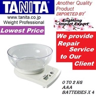 Tanita KD160 Japan Tanita Digital Kitchen Scale 2kg weight Tanita KD-160 Kitchen Weight Scale Tanita