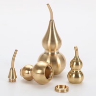[Ready Stock] Pure Copper Gourd Crafts Ornaments Up and Down Crooked Gourd Night Market Stall Pendan