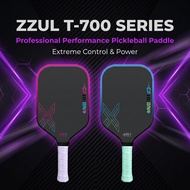 T700 Pink-Cyan Gradient X-Pattern ZZUL Pickleball Paddle Lightweight Carbon Fiber Pro Racket T700 Gr