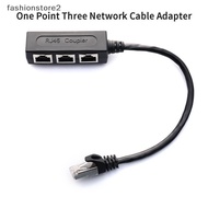 [fsh] RJ45 Splitter LAN Ethernet Network RJ45 Connector Splitter Adapter Cable [th]