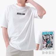 DOSH MENS OVERSIZED T-SHIRTS JUSTICE LEAGUE เสื้อยืดโอเวอร์ไซส์ FJMT5011-OW (M-2XL)