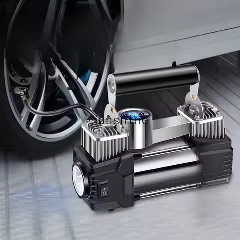 Genuine car air pump portable car tire electric pump with tire pressure measurement