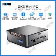 ใหม่ GK3 Mini PC CPU Intel N5105/N100 Quad-Core WiFi 2.4G/5G Bluetooth 4.2 Quad-core HDMI Display Po