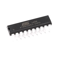 ((1pc) Electronic Parts In-Line AT89C2051-24PU 8-Bit Microcontroller Chip 8051 2K Flash Memory DIP-2