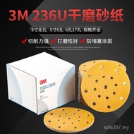 Polishing 6 Discs Car Paint Surface 17 Wholesale Vacuuming Sandpaper Sandpaper Putty 3M236U Dry Grin