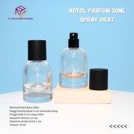 30ml perfume bottle with thread spray 30ml perfume glass bottle spray