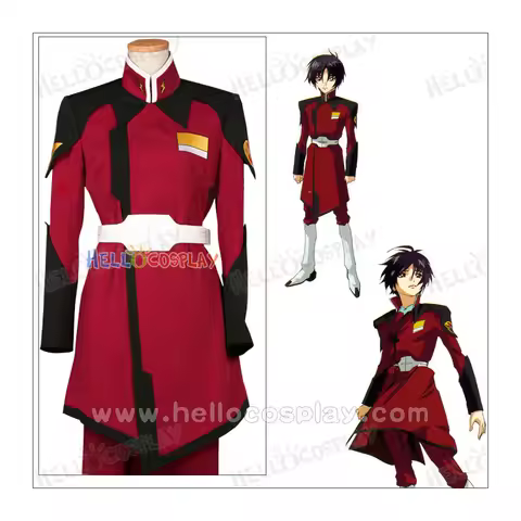 Mobile Suit Gundam SEED Destiny Athrun Zala Shinn Asuka Cosplay Costume ZAFT Uniform Outfit Red Coat