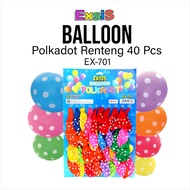 40pcs Balon Renteng / Balon / Balon Exsis Renteng 40pcs