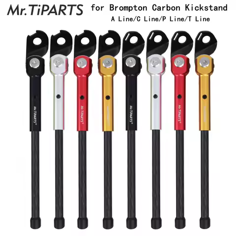 Mr.Tiparts C Line P Line T Line 4-12 Speed Kickstand for Brompton Folding Bicycle Special Carbon Sid