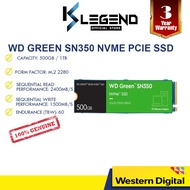 Western Digital WD Green SN350 NVMe Internal Solid State Drive SSD - M.2 2280 / PCIe Gen 4x4 (500GB 