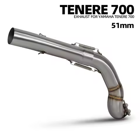 TENERE 700 Exhaust Pipe For Yamaha T7 T700 TENERE700 2019-2026 Motorcycle 51MM High Exhaust Kit Moto