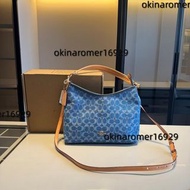 COACH 蔻馳新款牛仔丹寧 Laurel 系列流浪包