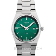 TISSOT PRX T137.210.11.081.00 Green Dial Men's Watch Genuine FreeS&amp;H