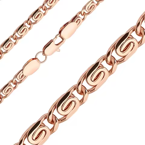 Classic Snail Shape Wide Bracelets 585 Rose Gold Color Plating Fashion Fallon Jewelry Lady Gift