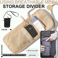 Multi-Function Anti-Theft RFID Travel Document Bag/Large Capacity Travel Coin Money Pouch/Lightweigh