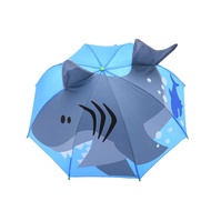 American Single Cute Animal Shape 3D 3D 9 Colors Sunshade Manual Shark Children Umbrella Lightweight