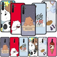 Soft Silicone Samsung Galaxy S21 Ultra Plus A9 A02S A42 A70 M20 Casing B40 funny cute We Bare Bears Phone Case