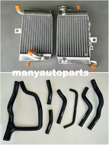 LH&RH GPI RADIATOR WITH BLACK HOSE for Africa Twin 750 for HONDA XRV750 XRV 750 AFRICA TWIN