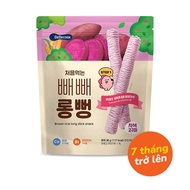 Bánh Gạo Lứt Hữu Cơ Cho Bé Ăn Dặm Từ 7M+ BEBECOOK Hàn Quốc Dạng Thanh Que Dài túi 30g