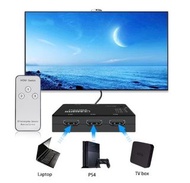 HDMI 切換 1 至 3 端口連紅外線遙控  sfjckp HDMI Switch 1 To 3 Ports with IR Remote Control Type-C Adaptor Lightn